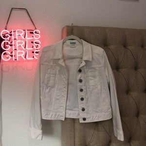 White Denim Express Jacket